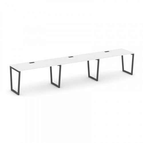 Style Project Рабочая станция 1 сторон. SN-4T2.ORS-041 Акация Лорка/Металл Антрацит/Заглушка Пластик фото 26