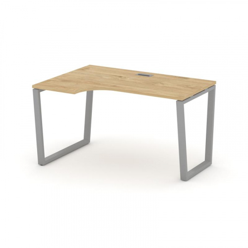 Style Project Стол рабочий эргоном. SN-6T2.SPA-021(L) Акация Лорка/Металл Антрацит/Заглушка Пластик фото 2