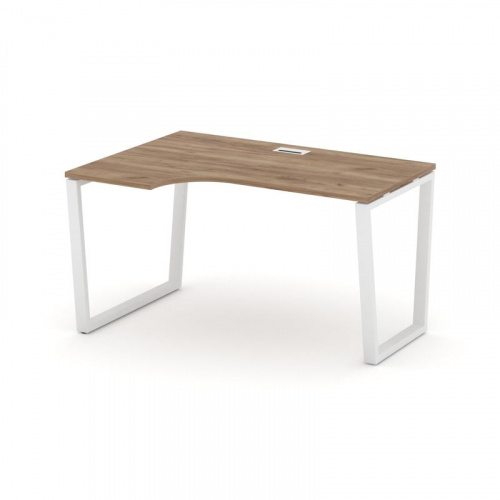 Style Project Стол рабочий эргоном. SN-6T2.SPA-021(L) Акация Лорка/Металл Антрацит/Заглушка Пластик фото 11