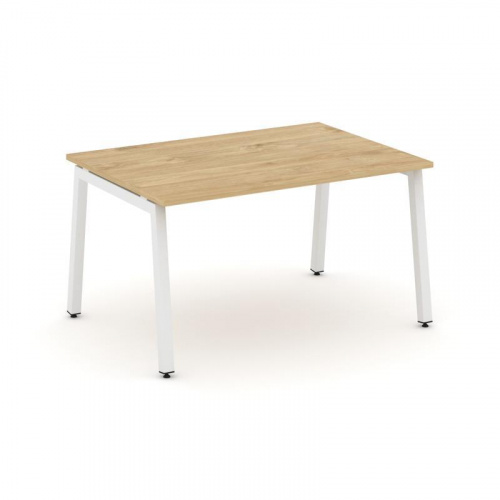 Style Project Стол переговорный SN-5A.SPRG-002.3 Дуб Наварра/Металл Белый 1180*980*750 фото 22