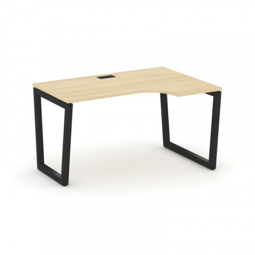 Style Project Стол рабочий эргоном. SN-5T2.SPA-012(R) Акация Лорка/Металл Антрацит/Заглушка Пластик фото 4