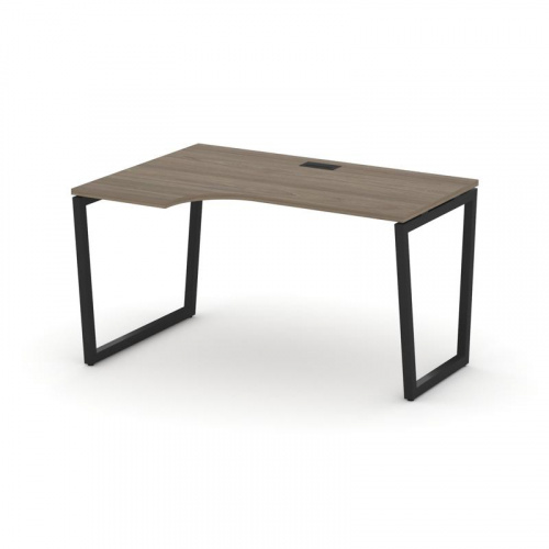 Style Project Стол рабочий эргоном. SN-4T2.SPA-002(L) Акация Лорка/Металл Антрацит/Заглушка Пластик фото 4