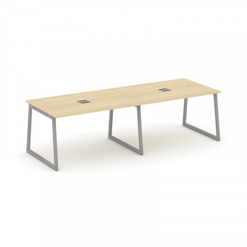 Style Project Стол переговорный SN-4T1.SPRG-011 Акация Лорка/Металл Антрацит/Заглушка Металл Антраци фото 21