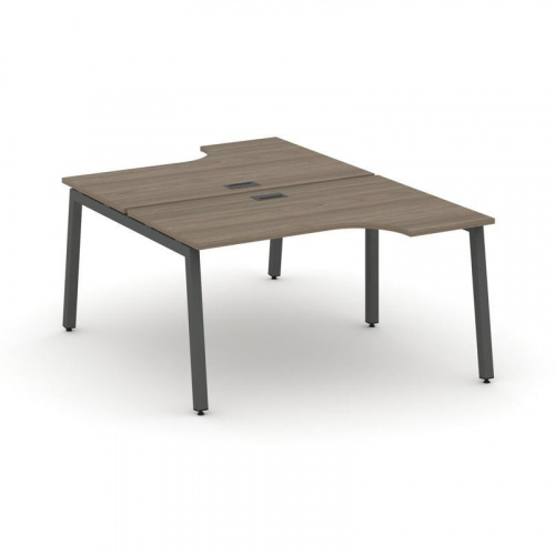 Style Project Рабочая станция эргоном. SN-5A.DRPA-011 Акация Лорка/Металл Белый 1380*1432/1992*750 фото 23