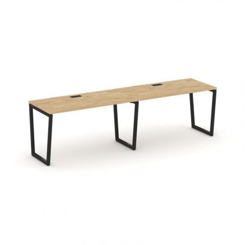 Style Project Рабочая станция 1 сторон. SN-4T2.ORS-014 Акация Лорка/Металл Антрацит/Заглушка Пластик