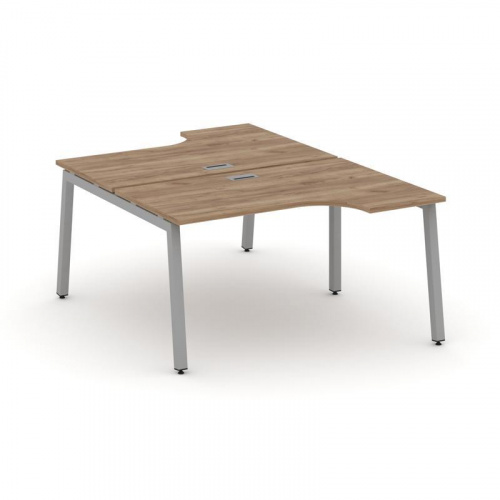 Style Project Рабочая станция эргоном. SN-5A.DRPA-011 Акация Лорка/Металл Белый 1380*1432/1992*750 фото 7