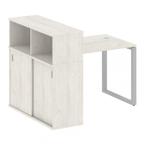 Стол письменный с шкафом-купе на О-обр. м/к Metal System БО.РС-СШК-3.1 Стол письменный с шкафом-купе на О-обр. м/к Metal System БО.РС-СШК-3.1