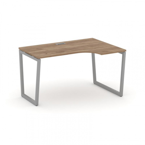 Style Project Стол рабочий эргоном. SN-4T2.SPA-021(R) Акация Лорка/Металл Антрацит/Заглушка Пластик фото 9