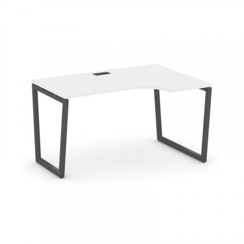 Style Project Стол рабочий эргоном. SN-4T2.SPA-021(R) Акация Лорка/Металл Антрацит/Заглушка Пластик фото 26