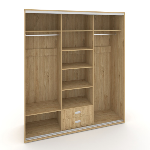 Корпус 3-х секционного шкафа высокого L=2669мм Maris SH.K3-8.1 K1 фото 3