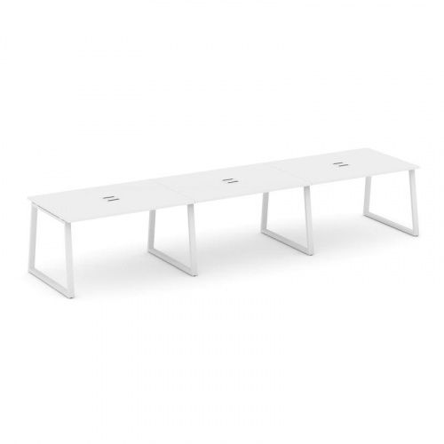 Style Project Стол переговорный SN-6T1.SPRG-024 Акация Лорка/Металл Антрацит/Заглушка Металл Антраци фото 18