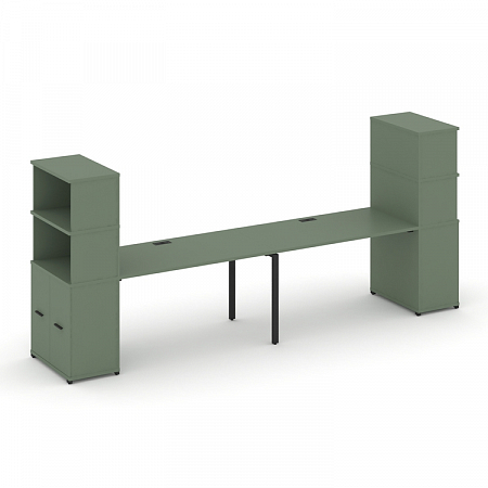 Бенч-система с опорными распашными шкафами Concept CN.ORS-230