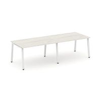 Style Project Стол переговорный SN-6A.SPRG-014.3 Дуб Наварра/Металл Белый 3160*980*750