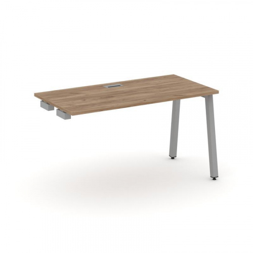 Style Project Стол-приставка к опор. элем. SN-5A.OPRS-013 Дуб Табак/Металл Белый 1380*700*750 фото 5