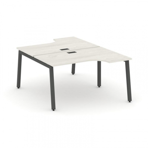 Style Project Рабочая станция эргоном. SN-5A.DRPA-011 Акация Лорка/Металл Белый 1380*1432/1992*750 фото 24