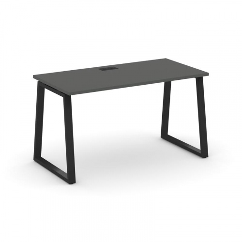 Style Project Стол письменный SN-6T1.SP-024 Акация Лорка/Металл Антрацит/Заглушка Пластик Черный 158 фото 7