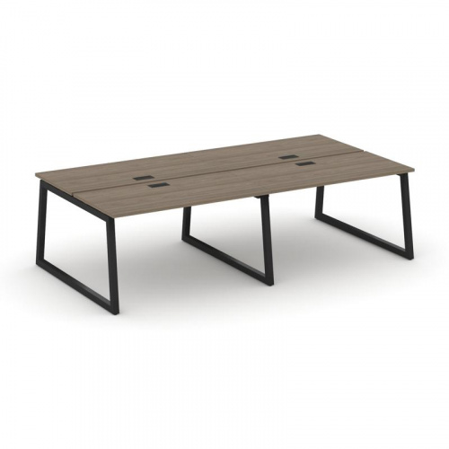 Style Project Рабочая станция 2-х сторон. SN-5T1.DRS-053 Акация Лорка/Металл Антрацит/Заглушка Пласт фото 7