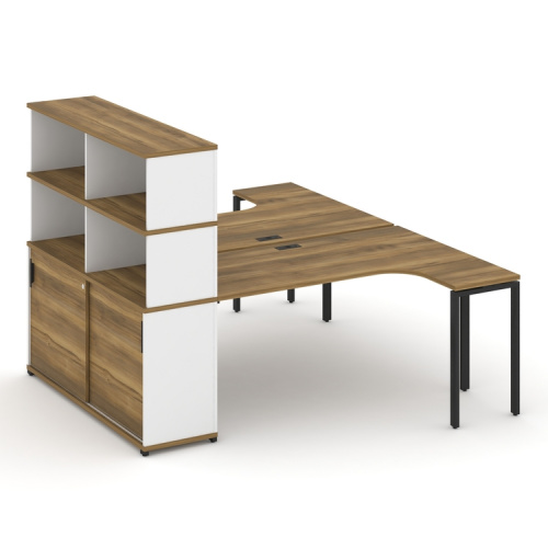 Бенч-система с опорным шкафом-купе с надставкой Concept CN.DSA-222 фото 7