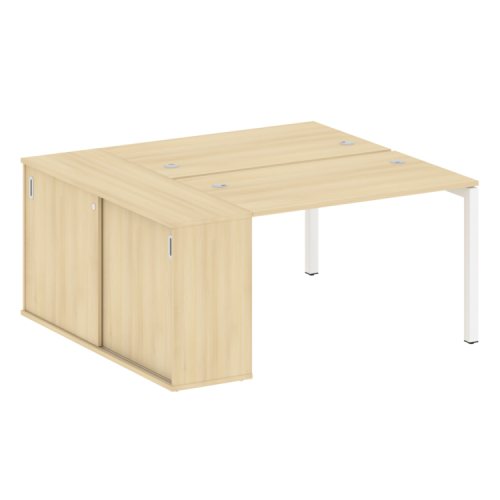 Бенч-система с шкафом-купе на П-обр. м/к Metal System Quattro 50БП.РС-СШК-1.2 фото 15