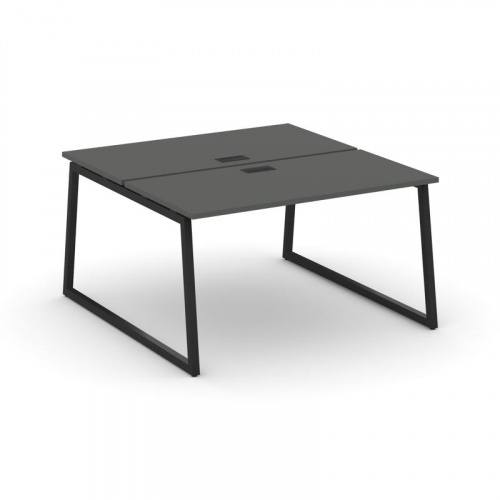 Style Project Рабочая станция 2-х сторон. SN-4T1.DRS-022 Акация Лорка/Металл Антрацит/Заглушка Пласт фото 5