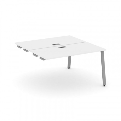 Style Project Стол-приставка к опор. элем. SN-6A.DPRS-003 Дуб Наварра/Металл Белый 1380*1232*750