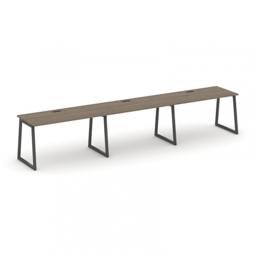 Style Project Рабочая станция 1 сторон. SN-4T1.ORS-031 Акация Лорка/Металл Антрацит/Заглушка Пластик фото 12