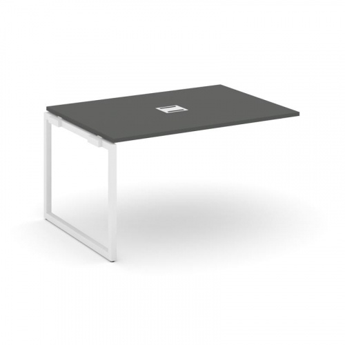 Style Project Проходной наб. элем. перег. стола SN-4O.NSPRG-001 Дуб Наварра/Металл Белый 980*980*750 фото 4