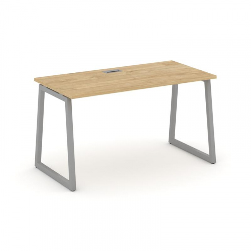 Style Project Стол письменный SN-4T1.SP-024 Акация Лорка/Металл Антрацит/Заглушка Пластик Черный 158 фото 2