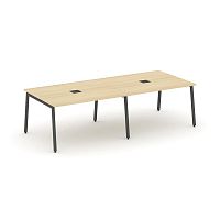 Style Project Стол переговорный SN-4A.SPRG-043 Акация Лорка/Металл Антрацит 2760*1180*750