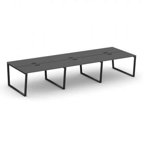 Style Project Рабочая станция 2-х сторон. SN-6T2.DRS-074 Акация Лорка/Металл Антрацит/Заглушка Пласт фото 6