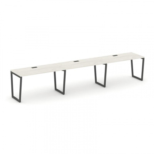 Style Project Рабочая станция 1 сторон. SN-4T2.ORS-041 Акация Лорка/Металл Антрацит/Заглушка Пластик фото 24