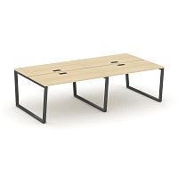 Style Project Рабочая станция 2-х сторон. SN-6T2.DRS-043 Акация Лорка/Металл Антрацит/Заглушка Пласт