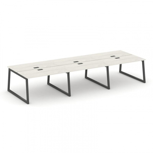 Style Project Рабочая станция 2-х сторон. SN-5T1.DRS-084 Акация Лорка/Металл Антрацит/Заглушка Пласт фото 24