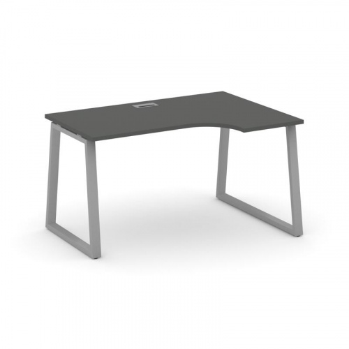 Style Project Стол рабочий эргоном. SN-6T1.SPA-012(R) Акация Лорка/Металл Антрацит/Заглушка Пластик фото 18