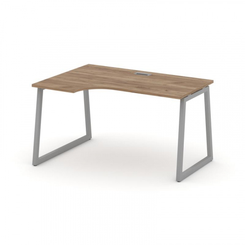 Style Project Стол рабочий эргоном. SN-4T1.SPA-021(L) Акация Лорка/Металл Антрацит/Заглушка Пластик фото 15