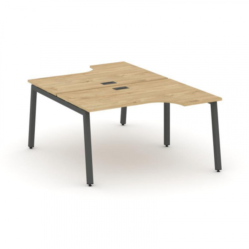 Style Project Рабочая станция эргоном. SN-5A.DRPA-011 Акация Лорка/Металл Белый 1380*1432/1992*750 фото 15