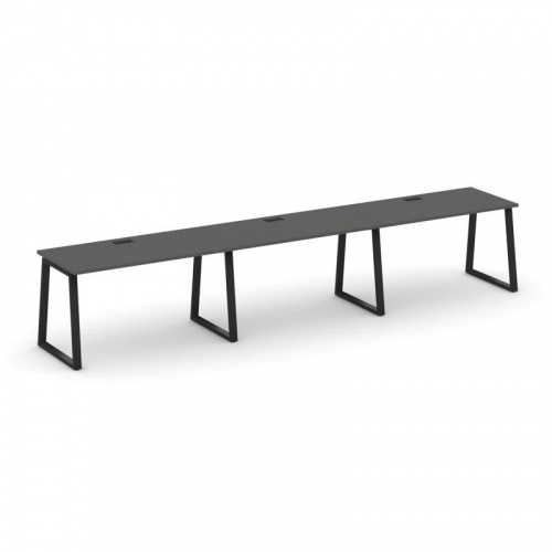 Style Project Рабочая станция 1 сторон. SN-6T1.ORS-031 Акация Лорка/Металл Антрацит/Заглушка Пластик фото 5