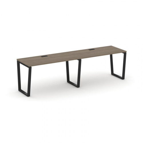 Style Project Рабочая станция 1 сторон. SN-6T2.ORS-014 Акация Лорка/Металл Антрацит/Заглушка Пластик фото 9