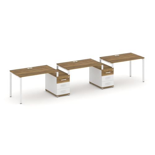 Бенч-система на 3 места с 2 опорными тумбами Concept CN.ORS-326 фото 8