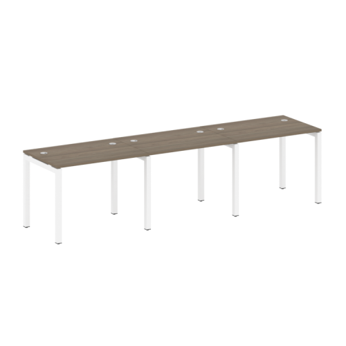 Бенч-система на 3 места на П-обр. м/к Metal System Quattro 50БП.СМ-3.1  фото 3