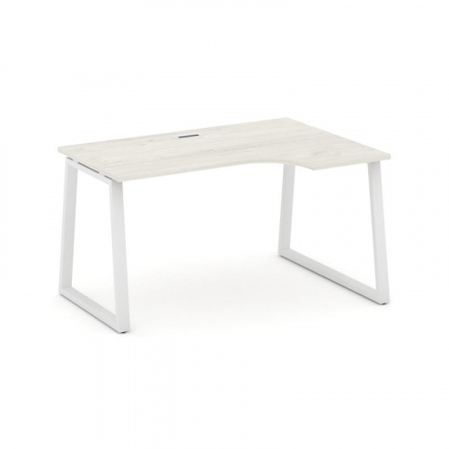 Style Project Стол рабочий эргоном. SN-6T1.SPA-012(R) Акация Лорка/Металл Антрацит/Заглушка Пластик фото 13