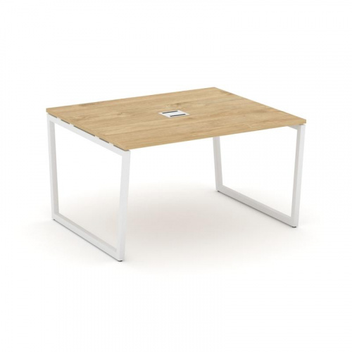 Style Project Стол переговорный SN-4T2.SPRG-033 Акация Лорка/Металл Антрацит/Заглушка Металл Антраци фото 3