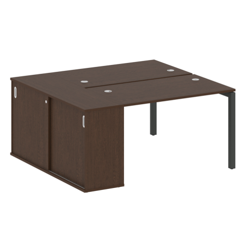 Бенч-система с шкафом-купе на П-обр. м/к Metal System Quattro 50БП.РС-СШК-1.2 фото 12