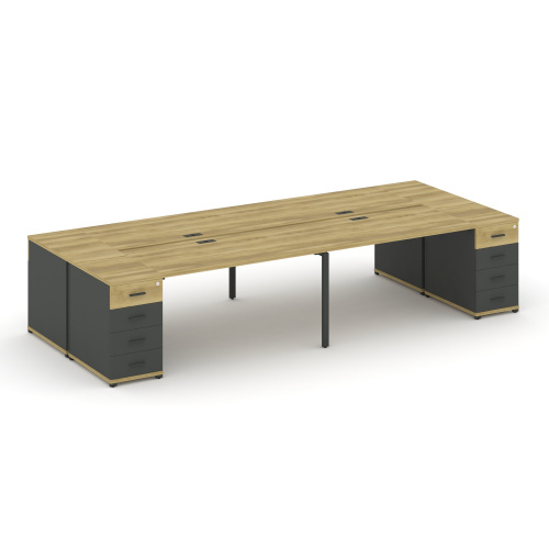 Бенч-система на 4 места с 2 опорными тумбами Concept CN.DRS-426 фото 4