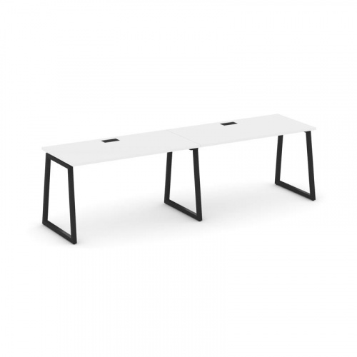 Style Project Рабочая станция 1 сторон. SN-4T1.ORS-011 Акация Лорка/Металл Антрацит/Заглушка Пластик фото 6