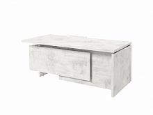 Стол с опорной тумбой FB-119R.DD Хромикс белый