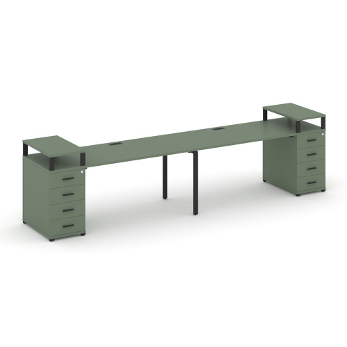 Бенч-система на 2 места с 2 опорными тумбами Concept CN.ORS-425