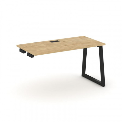 Style Project Стол-приставка к опор. элем. SN-5T1.OPRS-004 Акация Лорка/Металл Антрацит/Заглушка Пла