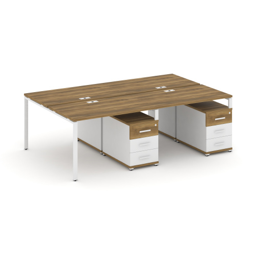 Бенч-система на 4 места с 2 опорными тумбами Concept CN.DRS-318 фото 8