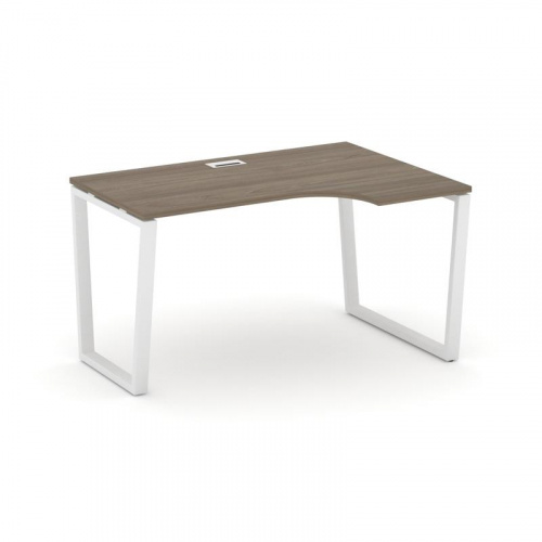 Style Project Стол рабочий эргоном. SN-6T2.SPA-001(R) Акация Лорка/Металл Антрацит/Заглушка Пластик фото 15